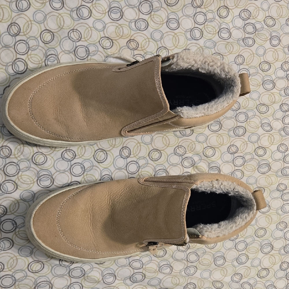 Sperry Tan Shearling-Lined Men's Boots